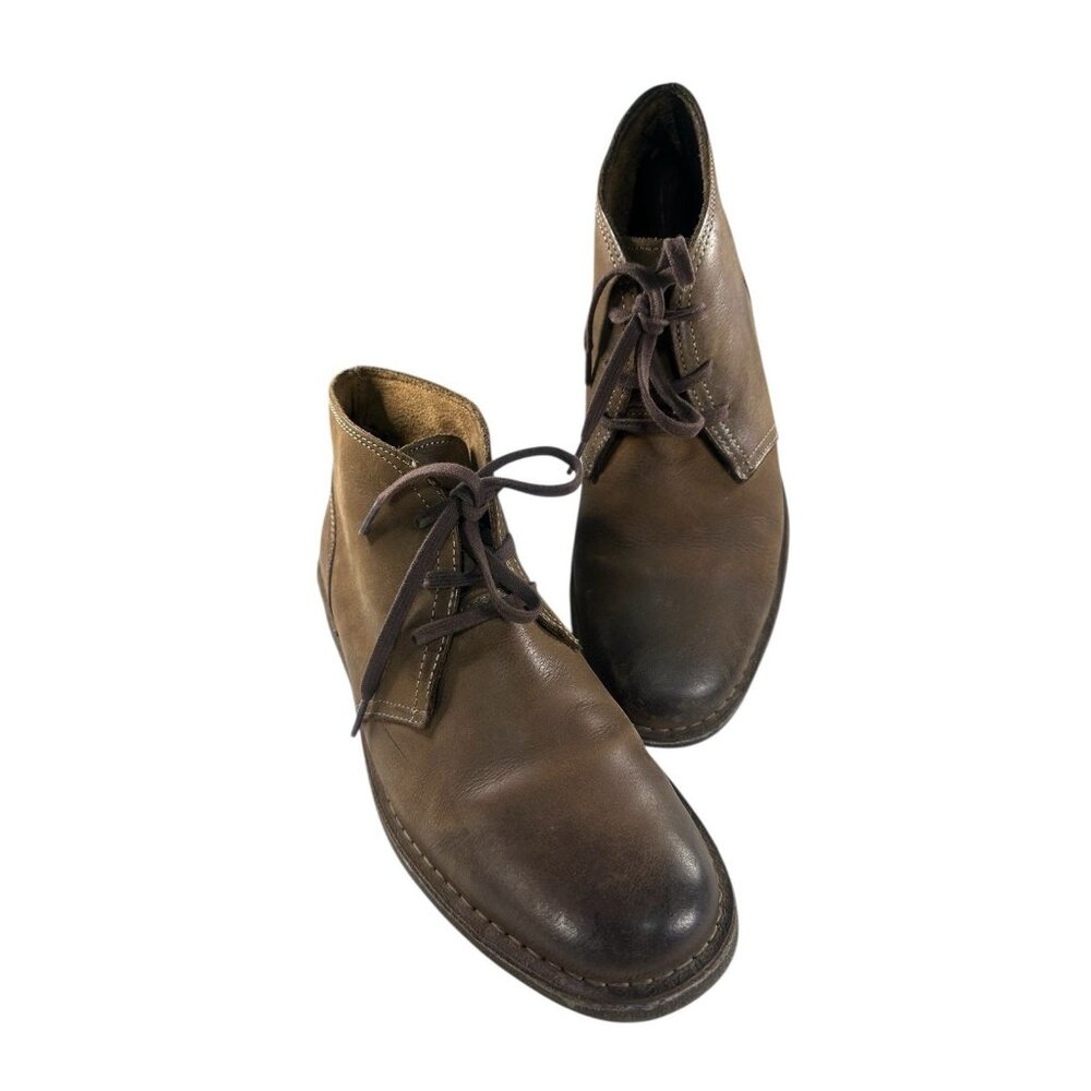 Bass THOM Chukka Boots 10.5 M Men's Brown Round Toe Desert Ankle Boots